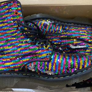 Dr. Martens Airwair Flip Sequins Women Boot